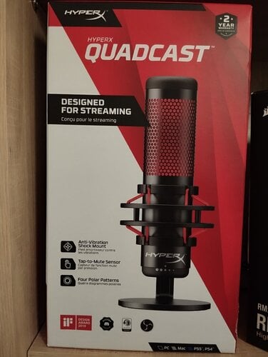 Περισσότερες πληροφορίες για "Streaming μικρόφωνο hyperx quadcast"