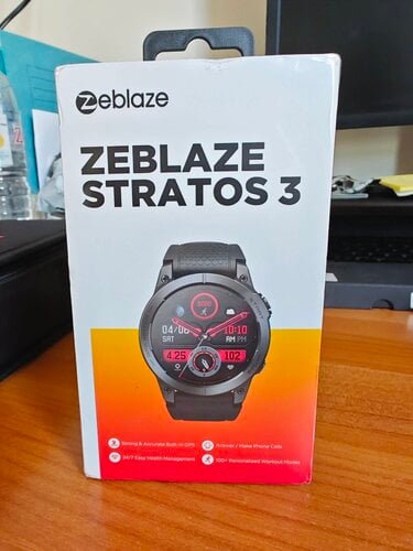 Περισσότερες πληροφορίες για "Zeblaze stratos 3 gps smartwatch"