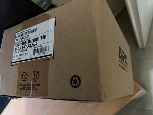 Περισσότερες πληροφορίες για "APC Replacement Cartridge 124 Μπαταρία UPS με Χωρητικότητα 9Ah και Τάση 24V"