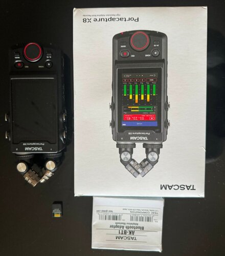 Περισσότερες πληροφορίες για "Tascam Portacapture X8 - 32bit 8channel Portable recorder"