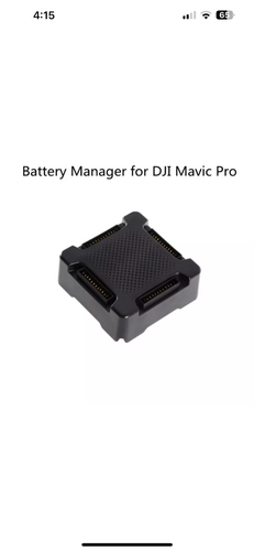 Περισσότερες πληροφορίες για "DJI Mavic Pro Battery manager"