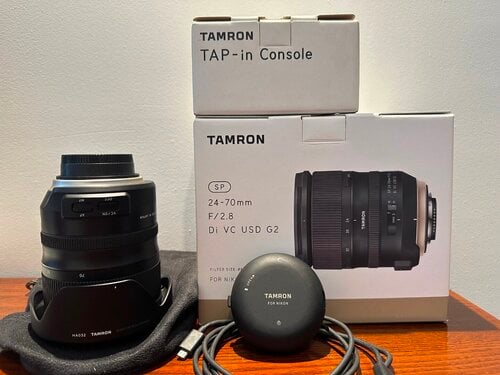 Περισσότερες πληροφορίες για "Tamron 24-70mm f / 2.8 Di VC USD G2 ΝΙΚΟΝ και  TAMRON TAP-in Console"