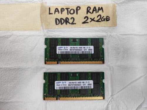 Περισσότερες πληροφορίες για "DDR2 LAPTOP RAM 2x2048MB (800MHz)"