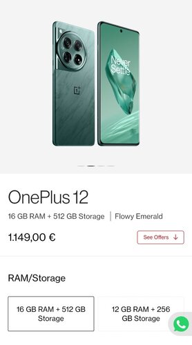 OnePlus 12 (Πράσινο/512 GB)