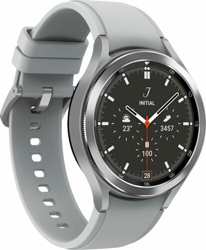 Περισσότερες πληροφορίες για "Samsung Galaxy Watch4 Classic (46mm/Ασημί/Ανοξείδωτο ατσάλι)"