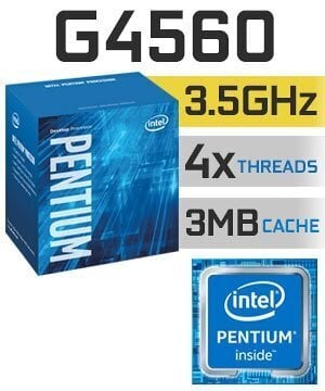 Περισσότερες πληροφορίες για "Intel Pentium G4560 s1151"