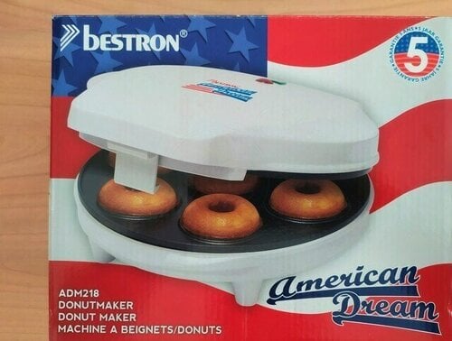 Περισσότερες πληροφορίες για "Bestron American Dream Donut Maker"