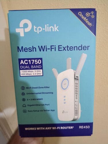Περισσότερες πληροφορίες για "TP-Link AC1750 Mesh Wi-Fi Extender"