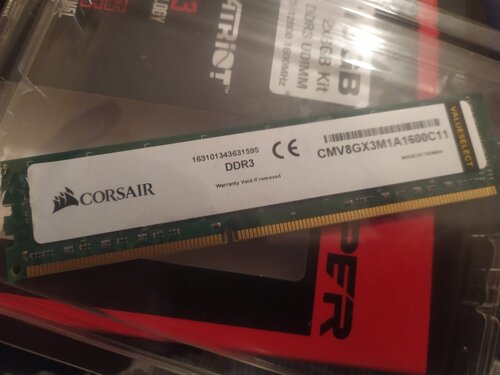 Περισσότερες πληροφορίες για "Corsair DDR3 8GB 1600 Mhz"