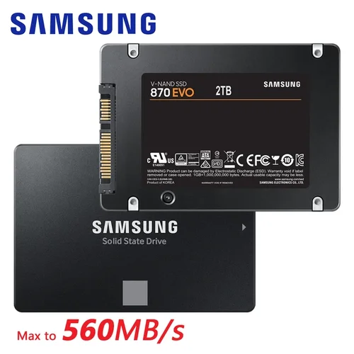 Περισσότερες πληροφορίες για "Samsung 870 ssd 2TB 2.5"