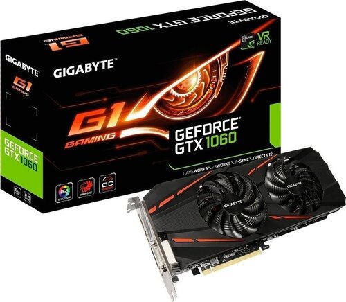 Περισσότερες πληροφορίες για "Gigabyte GeForce GTX 1060 G1 Gaming 6G (rev. 2.0)"