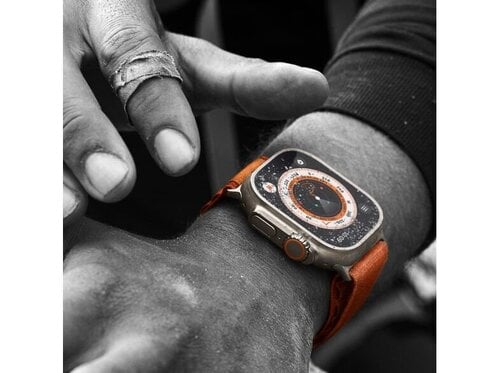 Περισσότερες πληροφορίες για "Apple Watch Ultra Titanium 49mm Orange Alpine Loop Medium"