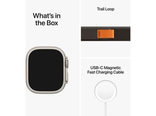 Περισσότερες πληροφορίες για "Apple Watch Ultra Titanium 49mm Olive Green Trail Loop M/L"