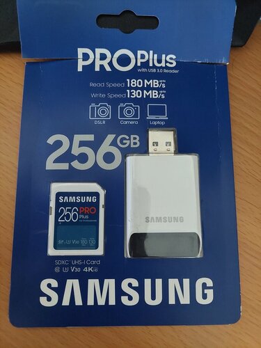 Περισσότερες πληροφορίες για "Samsung Pro Plus (2023) SDXC 256GB U3 V30 UHS-I με USB Reader"