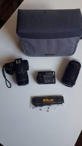 Περισσότερες πληροφορίες για "Πωλείται σε άριστη κατάσταση Nikon D3500 + AF-P DX 18-55mm f/3.5-5.G VR 70-300mm f/4.5-6.3G Ed"