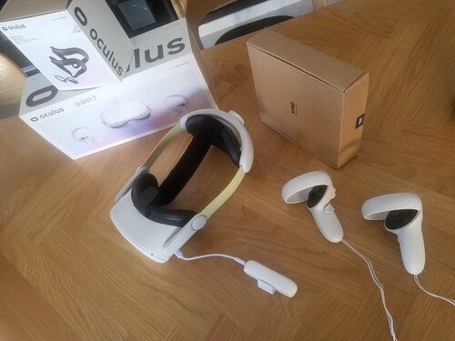 Περισσότερες πληροφορίες για "256gb Meta Quest 2 VR Headset +  Kiwi Elite strap + extra Μπαταρία"