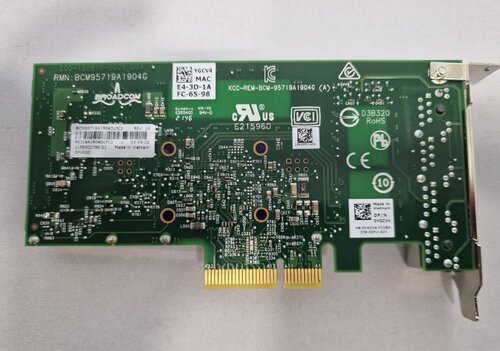Περισσότερες πληροφορίες για "Κάρτα Δικτύου DELL Broadcom 5719 PCIe 1GBps"