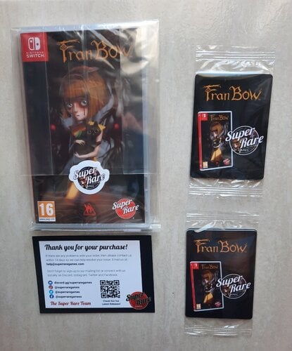 Περισσότερες πληροφορίες για "Fran Bow & 3 Card Packs Super Rare Games Nintendo Switch!"