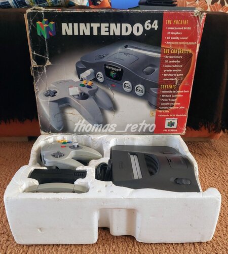 Περισσότερες πληροφορίες για "Nintendo N64 console boxed + game"