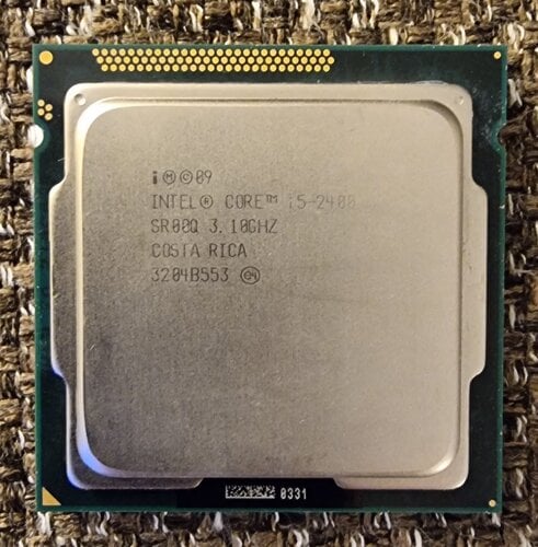 Περισσότερες πληροφορίες για "Intel® Core™ i5-2400 Processor 6M Cache, Sandy Bridge, up to 3.40 GHz"