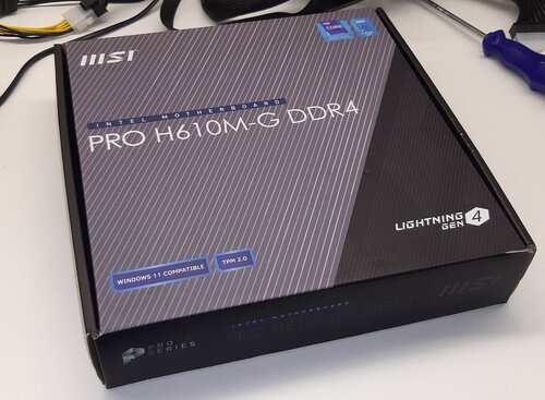 Περισσότερες πληροφορίες για "MSI PRO H610M-G DDR4 Micro ATX LGA 1700 Intel 12th - 14th"