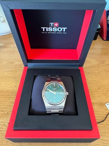 Περισσότερες πληροφορίες για "Ρολόι Tissot PRX Green Dash"