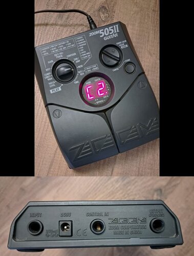 Περισσότερες πληροφορίες για "Zoom 505II Multi-Effect pedal"