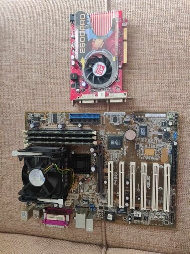Asus P4s8x + Pentium 4+ AGP GPU 512mb
