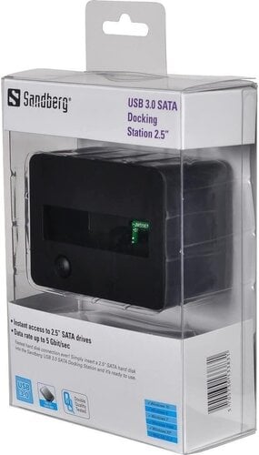 Περισσότερες πληροφορίες για "Sandberg USB 3.0 SATA Docking 2.5'' Σφραγισμενο"