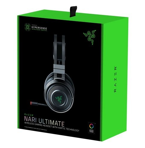 Περισσότερες πληροφορίες για "Razer Nari Ultimate Wireless 7.1 Surround Sound Gaming Headset: THX Audio & Haptic Feedback chroma"