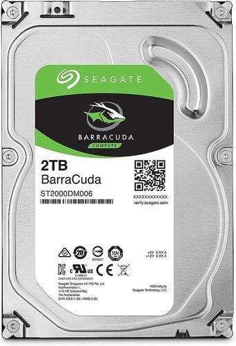 Περισσότερες πληροφορίες για "Seagate BarraCuda 2TB - ST2000DM006 HDD Εσωτερικός Σκληρός Δίσκος"
