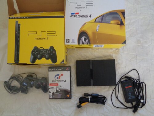 Περισσότερες πληροφορίες για "Sony Playstation 2 Slim  + Gran Turismo 4"