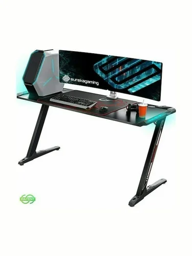 Περισσότερες πληροφορίες για "Gaming Desk Eureka Ergonomic Z 60" Black ERK-Z60-B & Regionall Eureka"