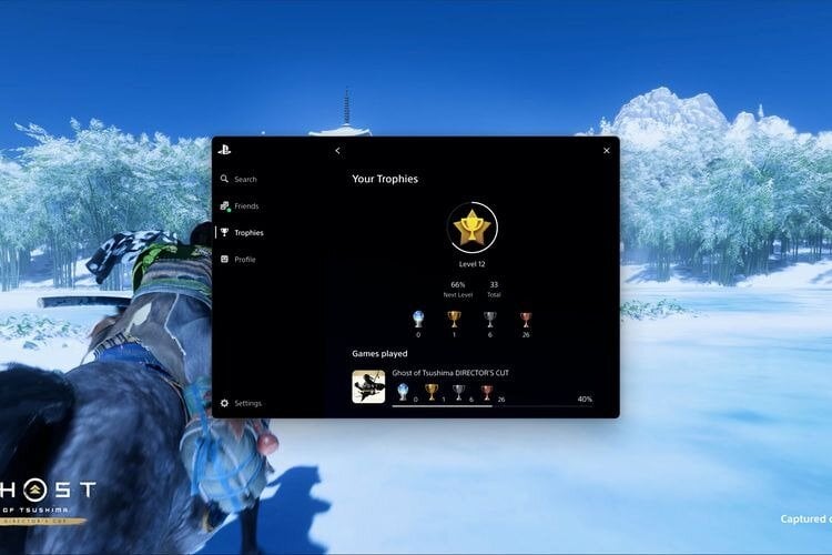 Along with Ghost of Tsushima comes a new Sony overlay for PC – Sony