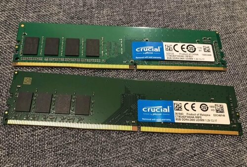 Περισσότερες πληροφορίες για "16GB RAM 2x8GB CRUCIAL 2400MHz"