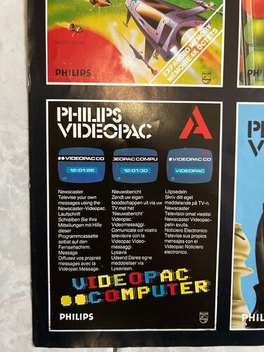 Περισσότερες πληροφορίες για "Philips videopac με 39 παιχνίδια και αφίσα φουλ σιλεκτικη"