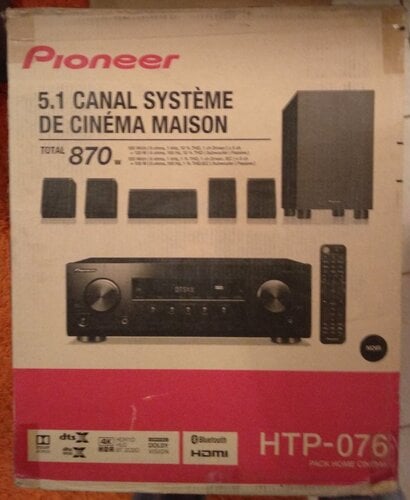 Περισσότερες πληροφορίες για "Pioneer HTP-076 home cinema 5.1"