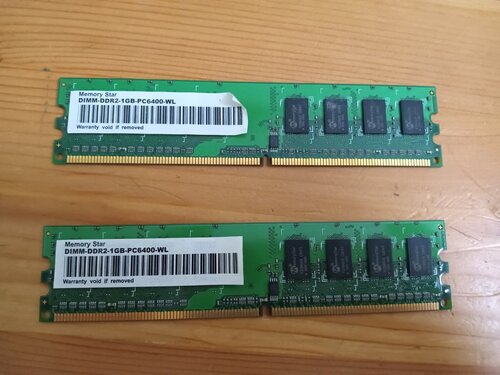 Περισσότερες πληροφορίες για "ΔΥΟ DIM DDR2 RAM  ΓΙΑ DESKTOP 1GB ΤΟ ΚΑΘΕ ΕΝΑ"