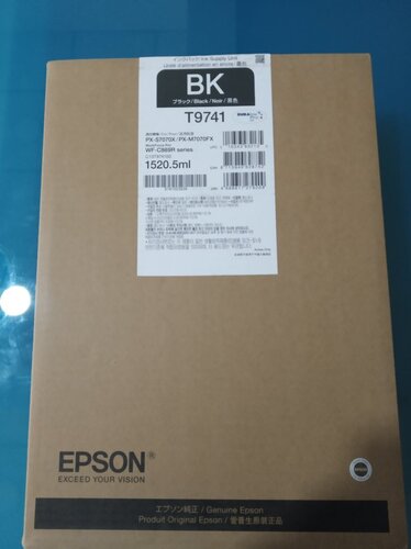 Περισσότερες πληροφορίες για "Epson γνήσιο μελάνι (C13T974100) T9741"
