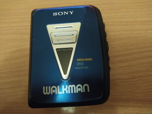 Περισσότερες πληροφορίες για "Vintage Sony Walkman Cassete player WM- EX180 Mega Bass"