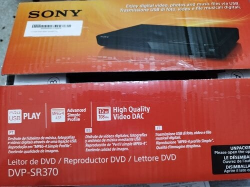 Περισσότερες πληροφορίες για "DVD SONY SVP SR-370 + SCART SE HDMI"