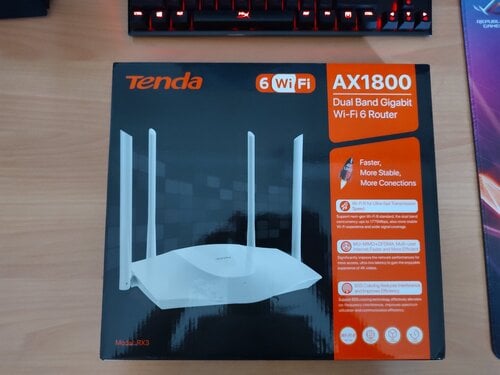 Περισσότερες πληροφορίες για "Πωλείται Router Tenda Rx3 ax1800"
