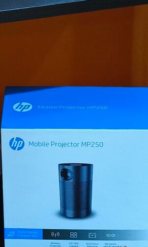 Περισσότερες πληροφορίες για "Hp projector mp250"