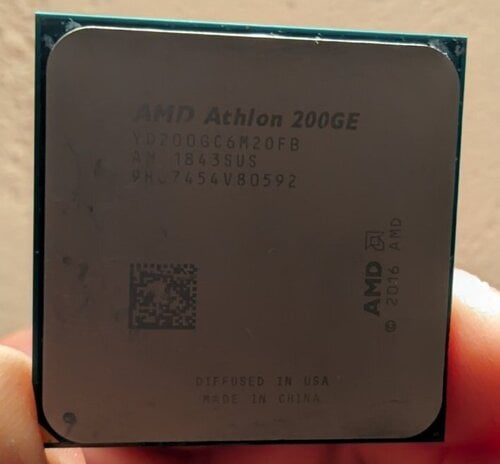 Περισσότερες πληροφορίες για "AMD Athlon 200GE"