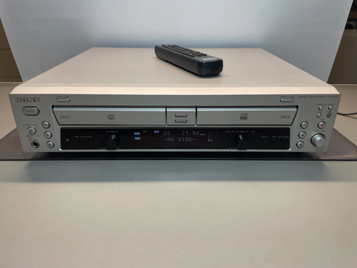 Περισσότερες πληροφορίες για "Sony Audio CD Recorder RCD-W100"