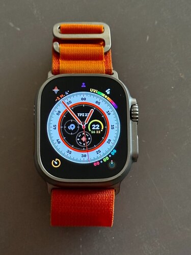 Περισσότερες πληροφορίες για "Apple Watch Ultra (49mm/Μεταλλικός/Τιτάνιο)"