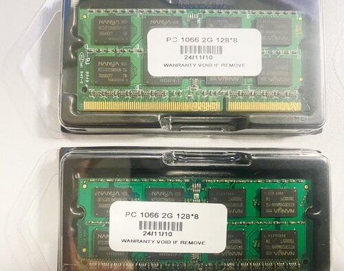 Περισσότερες πληροφορίες για "Μνήμες Υπολογιστή LAPTOP / iMac / MacBook 4x2GB SO-DIMMs of 1066MHz DDR3 SDRAM"