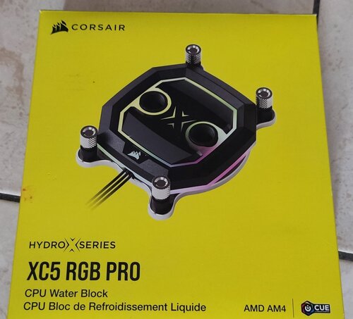 Περισσότερες πληροφορίες για "Corsair Hydro X Series XC5 RGB PRO CPU Water Block AM4 Μαύρο"