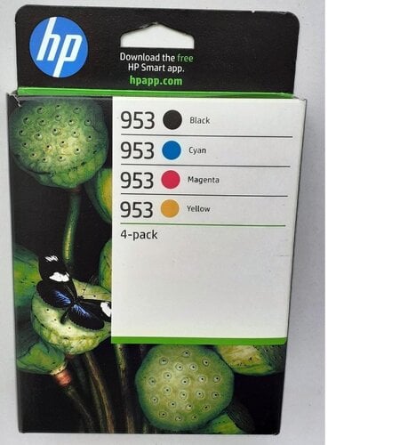 Περισσότερες πληροφορίες για "HP 953 4-pack (6ZC69AE) Ink"