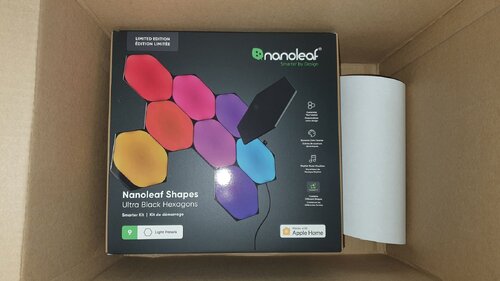 Περισσότερες πληροφορίες για "Nanoleaf Shapes Black Hexagons x 9"